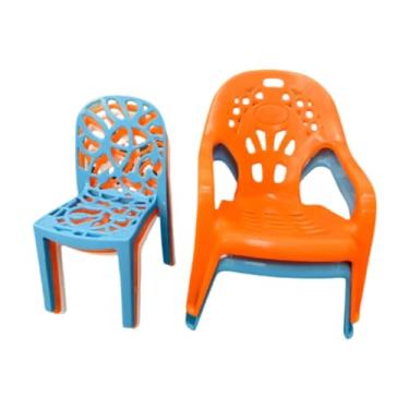 Imagem de Almencla 5x casa de bonecas em miniatura cadeira cena layout clássico mini cadeira modelo casa de boneca móveis para 1/12 micro paisagem playset loja