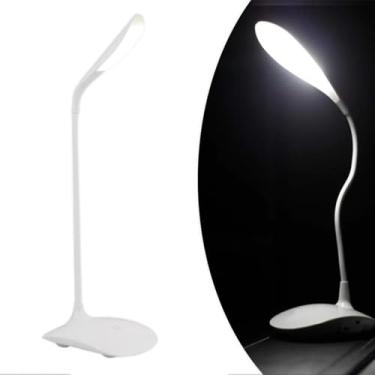 Imagem de Luminária Mini Luz Led Pc Notebook Usb Flexível Portátil BRANCO