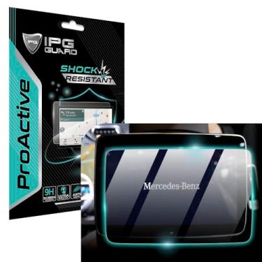 Imagem de IPG ProActive para Mercedes Benz 2021-2024 S Class / W223 Tela traseira de infoentretenimento (1 peça) Película de nanocerâmica com rigidez 9H ultra responsiva e alta nitidez para W233Rear