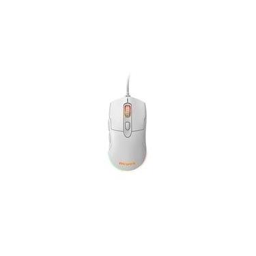 Imagem de Mouse Gamer Pcyes Malus White Ghost, RGB, 12400 DPI, 6 Botões, Branco - PMGMWG