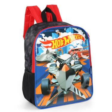Imagem de Mochila De Costas Escolar Carros Hotwheels Luxcel Up4you