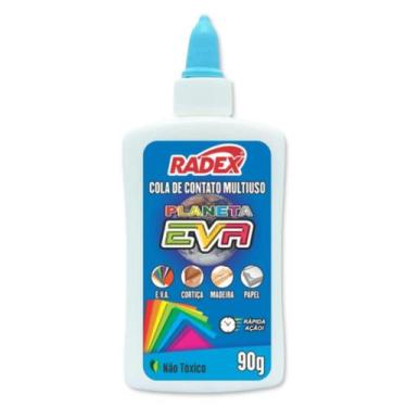 Imagem de Cola para EVA multiuso 90g Radex, uso artístico e profissional