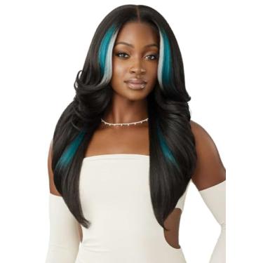 Imagem de Outre Lace Front Wig - Perfect Hair Line 13X6 - Jaylin (1B/DRFF SCARLET RED FROST)