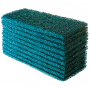 Imagem de Kit 10 Unidades Fibra de Limpeza Pesada Verde British 100 x 230 mm Par
