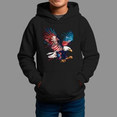 Imagem de Moletom Canguru Infantil Country Casual Moda Country Inverno Capuz e B