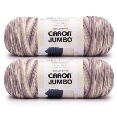 Imagem de Caron Fio de cascalho jumbo - 2 pacotes de 340 g - 100% acrílico - #4 penteado (médio) - 595 jardas - tricô/crochê