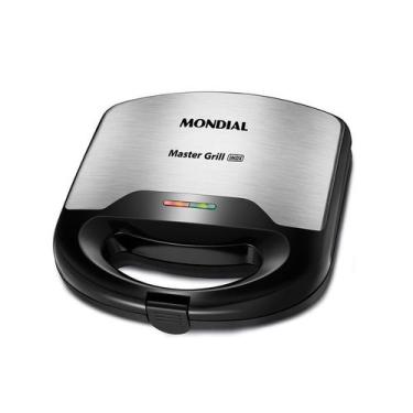 Imagem de Sanduicheira Misteira Mondial Master Grill S20 Antiaderente  750w Pret