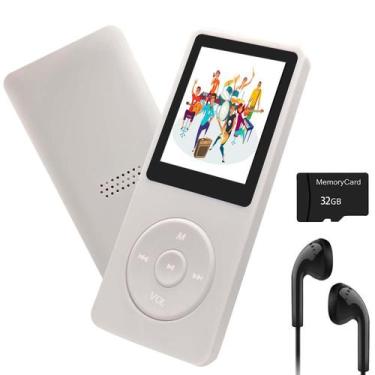Imagem de Leitor de MP3 Arungo MP10 32GB com Alto-Falante e Fone de Ouvido - Bra