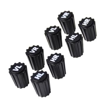 Imagem de (Conjunto de 8) Tampas de vapor de válvula de pneu marcadas para facilitar a mudança de identificação do pneu, pneu de neve de inverno, resistência à corrosão, acessórios universais de resistência à