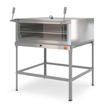 Imagem de Forno de Lastro Inox a Gás com Pedra Refratária FL900 - Tostando