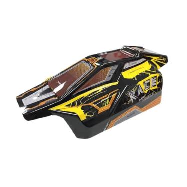 Imagem de Luwecf 1/16 Escala RC Substituição de concha de carro RC Acessórios para carros RC Acessório do corpo do caminhão para 16201, Amarelo