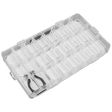 Imagem de Caixa de paletas de aquarela, caixa de tinta plástica, paletas de aquarela de 24 grades para salas de aula de arte que exigem uma ampla gama de opções de cores