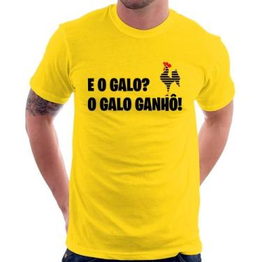 Imagem de Camiseta E o galo O galo ganhô! - Foca na Moda, Amarelo, M