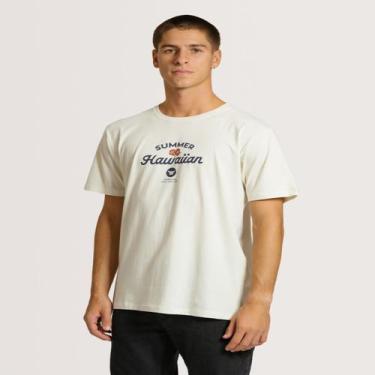 Imagem de Camiseta Hang Loose Mc Summer Masculina Verão 24/25 Original, Off, Whi