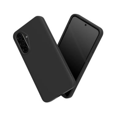 Imagem de RhinoShield Capa compatível com Galaxy A56 | SolidSuit - Capa protetora de design fino absorvente de choque com acabamento fosco premium 3,5 m/proteção contra quedas de 3,4 m - Preto clássico