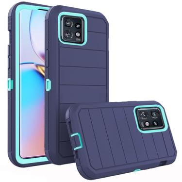 Imagem de Asuwish Capa de telefone para Motorola Edge+ Plus 2023/Edge 40 Pro 5G/Moto X40, capa de celular híbrida à prova de choque de grau militar, acessórios para celular de proteção rígida robusta de corpo