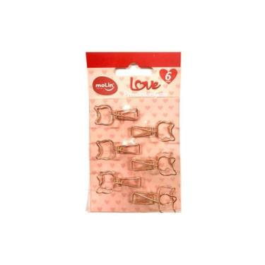 Imagem de Binder Prendedor Molin Love Gato Com 06