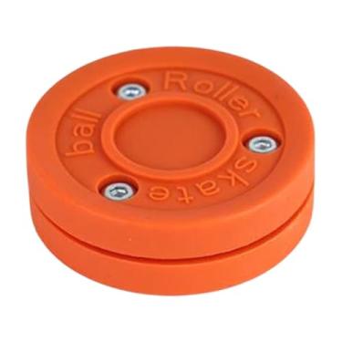 Imagem de oshhni Roller Hockey Puck Training Puck Practice simples para usar o hóquei de hóquei de gelo profissional Puck Puck para treinar atletas, Laranja
