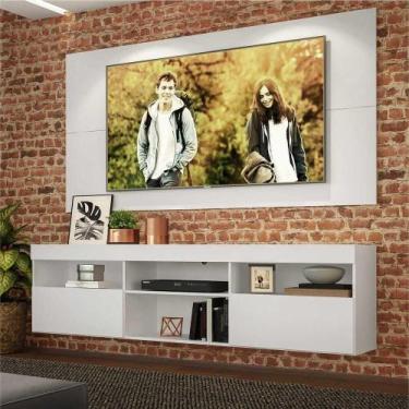 Imagem de Rack com Painel TV 65" Suspenso Flórida Multimóveis V3299, Branco