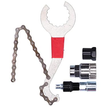 Imagem de Kit de Reparo de Bicicleta, Ferramenta de Remoção de Cassetes de 3 Em 1 Com Material de Aço, para Chave de Capa de Suporte Inferior
