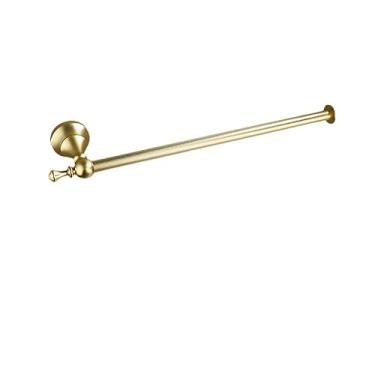 Imagem de Conjunto de ferragens de banheiro, roupão, ganchos de parede, toalheiro, barra, prateleira, suporte de papel de seda, prateleira dourada preta, multifuncional, A6248GN (A62133gn)