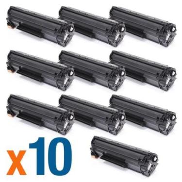 Imagem de 10 Toner Ce285a 85a Cb435a 36a Para Impressora P1102 P1102w M1130 M113