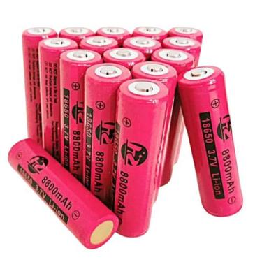 Imagem de Kit 4 Baterias Recarregável Com Chip 18650 8800mah 3.7v Lanterna - Bel