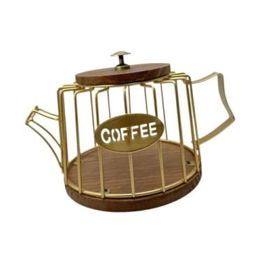 Imagem de FytStycale Cafetora de cesta de cesta de cafetador cápsula de café para acessórios de barra de acessórios de bar, Ouro