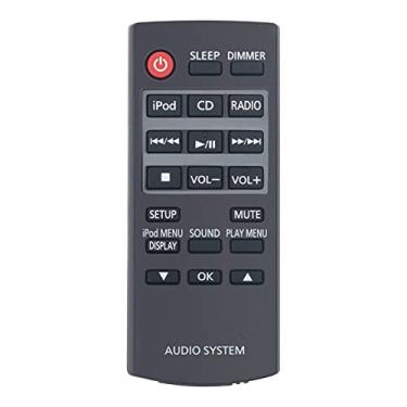 Imagem de WINFLIKE Substituição de controle remoto N2QAYC000058 para sistema estéreo compacto Panasonic SC-HC27 SCHC27 SC-HC27DB SCHC27DB SC-HC27DBEBK SCHC27DBEBK SC-HC27GN SCHC27GN SC-HC271 SCHC271 1 controle