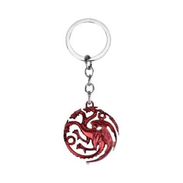 Imagem de Chaveiro Dragão Targaryen - Presente para Fãs de Game of Thrones, K061