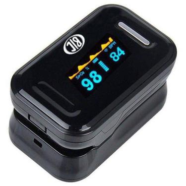 Imagem de Saturimetro Medidor De Oxígênio E Frequência Cardíaca Digital De Led -