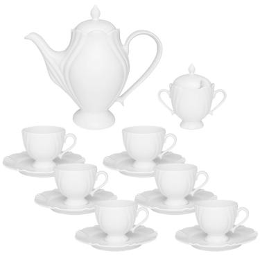 Imagem de Conjunto Cafezinho 14 Peças Soleil White Oxford