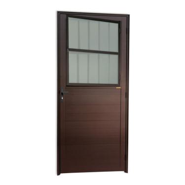 Imagem de Porta Lambril Com Grade Super 25 Vidro Boreal 210cm X 86cm Brimak Corten