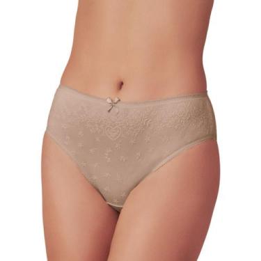 Imagem de Calcinha Sanny 294578 Cintura Alta 100% Algodão, Chocolate, 48