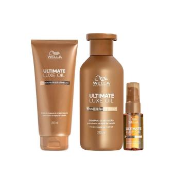 Imagem de Kit Wella Shampoo + Condicionador + Óleo Luxe Oil 30ml