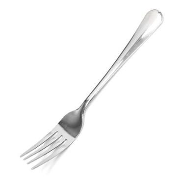 Imagem de 06 Garfos Mesa Aço Inox Talher Buffet Restaurante Lanchonete - NoBrand