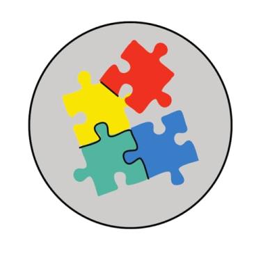 Imagem de Adesivo Decorativo Redondo de Jogos, 5 cm de Diâmetro (JG8, PAPEL RECICLAVEL, 5 CM)