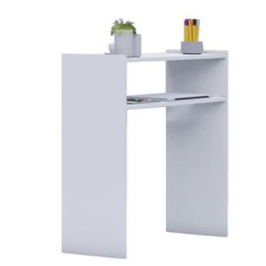 Imagem de Mesa Para Manicure Atendimento Salão MDF Branco 77x68x30cm