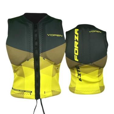 Imagem de Colete Flutuador Neoprene kitesurf - Vopen, Amarelo, G