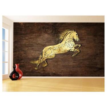 Imagem de Papel De Parede 3D Animais Pop Art Cavalo Cores 3,5M Pxa334 - Você Dec
