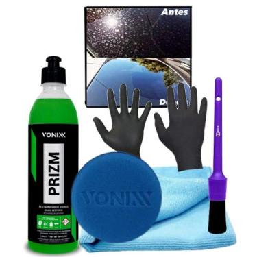 Imagem de Kit Prizm Vonixx 500ml + Aplicador Vonixx + Pano + Luva + Pincel
