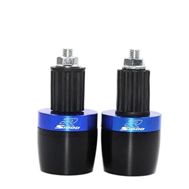 Imagem de Extremidades de manoplas de guidão de motocicleta, tampas de extremidade de manoplas, acessórios deslizantes de peso para S1000 R RR S1000RR 09-16 S1000R 2014-2016 2009