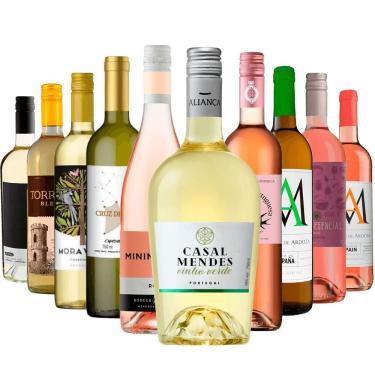 Imagem de Kit 10 Vinhos Refrescantes