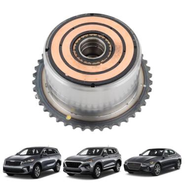 Imagem de SAOKNCE Montagem CVVT de admissão compatível com Hyundai Santa Fe Sonata Tucson Veloster N, Kia Sportage Sorento Stinger, Genesis G70 Replace# 24350-2GGB0