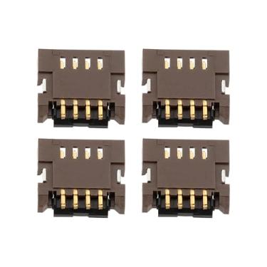 Imagem de The Lord of the Tools 4 peças de clipe de conector de cabo P6 de 4 pinos compatível com Nintendo DS Lite Touch Screen Mainboard P6 conector compatível com clipe de reparo de tela sensível ao toque NDS