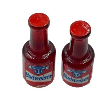 Imagem de Tampa Válvula Bike Carro Moto Bico Pneu Par Budweiser