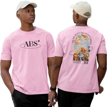 Imagem de Camiseta Algodão Basica‎ The Art Of Getting Back Up Abstract-Unissex