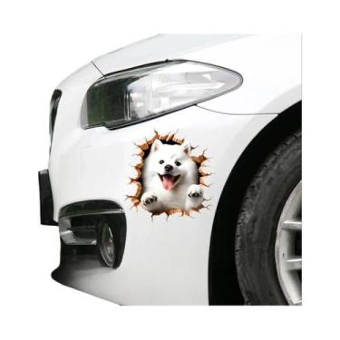 Imagem de Adesivo 3D À Prova D'água Para Carro De Cachorro, Capa De Proteção Con