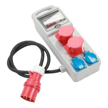 Imagem de Irfora Distribuição de Poder Industrial Prova água Dos Soquetes Tomada 4 do Núcleo Caixa 5 do Soquete Com 2 Soquetes 16A, 2 Soquetes 16A 5 Fase 3 do Núcleo, Manipulação Segura para a