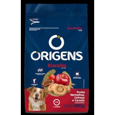 Imagem de Adimax Origens Biscoito Cães Adultos Frutas Vermelhas Linhaça E Cereais 400G